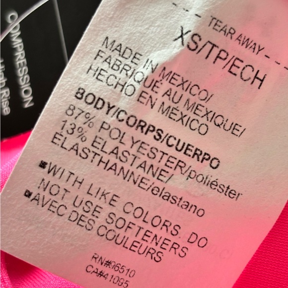 UNDER ARMOUR Compression High Rise Ankle Pink Legging--XS - Picture 13 of 15